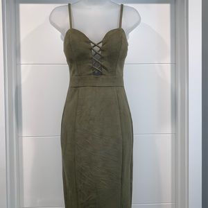 Suede Dress